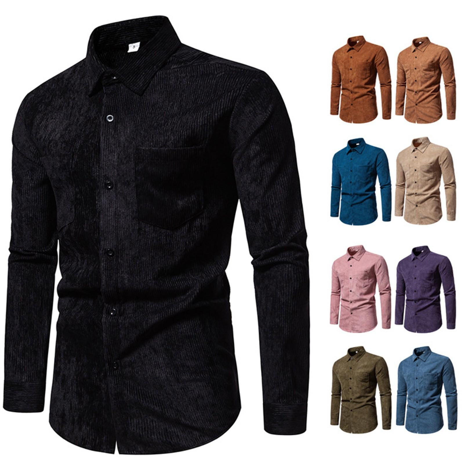 Men s Thick Solid Color Corduroy Button Shirt Men s Casual Fashion Warm Jacket XL жовтий
Men s Thick Solid Color Corduroy Button Shirt Men s Casual Fashion Warm Jacket XL жовтий