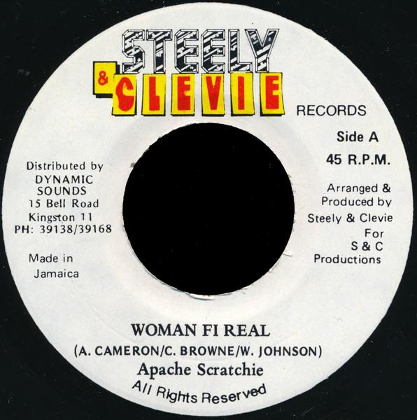 7inch Record APACHE SCRATCHY Woman Fi Real NONE Steely Clevie Jamaica Reggae Ska Dub Used
7inch Record APACHE SCRATCHY Woman Fi Real NONE Steely Clevie Jamaica Reggae Ska Dub Used