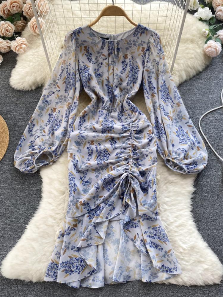 Новое повседневное летнее тонкое пышное женское платье с цветочным принтом, шифоновый пуловер трапециевидной формы с круглым вырезом, женские платья до середины икры с высокой талией
Новое повседневное летнее тонкое пышное женское платье с цветочным принтом, шифоновый пуловер трапециевидной формы с круглым вырезом, женские платья до середины икры с высокой талией