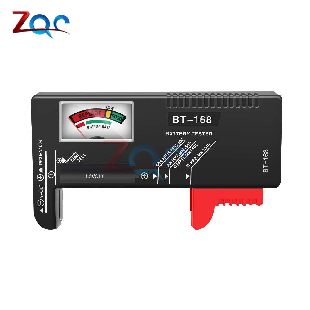 Universal Battery Tester BT-168D Digital / BT-168 Gauge Battery Voltage Detector for 1.5V AA / AAA / C / D / Button Cell 9V PP3
Universal Battery Tester BT-168D Digital / BT-168 Gauge Battery Voltage Detector for 1.5V AA / AAA / C / D / Button Cell 9V PP3