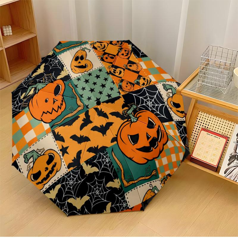 Halloween Pumpkin Art Printed umbrella windproof folding umbrella portable sun and rain umbrella suitable for gifting
Halloween Pumpkin Art Printed umbrella windproof folding umbrella portable sun and rain umbrella suitable for gifting