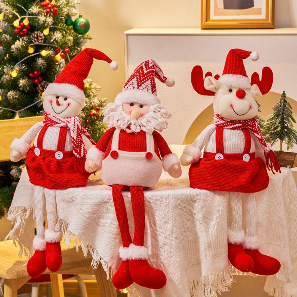 Plush Santa Claus Dolls Soft Home Decorations Creative Christmas Ornaments Tabletop Ornament Elk
Plush Santa Claus Dolls Soft Home Decorations Creative Christmas Ornaments Tabletop Ornament Elk