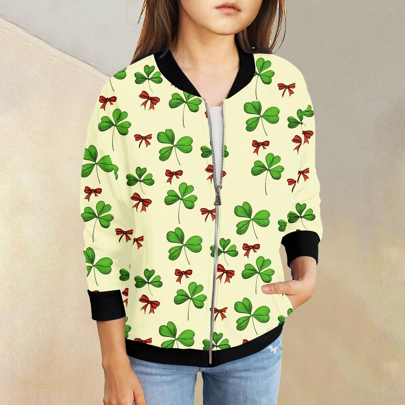 Девочки куртки на молнии детские осенние толстовки с длинным рукавом верхняя одежда с карманами St. День Святого Патрика 5-15 лет 140 жёлтый
Девочки куртки на молнии детские осенние толстовки с длинным рукавом верхняя одежда с карманами St. День Святого Патрика 5-15 лет 140 жёлтый