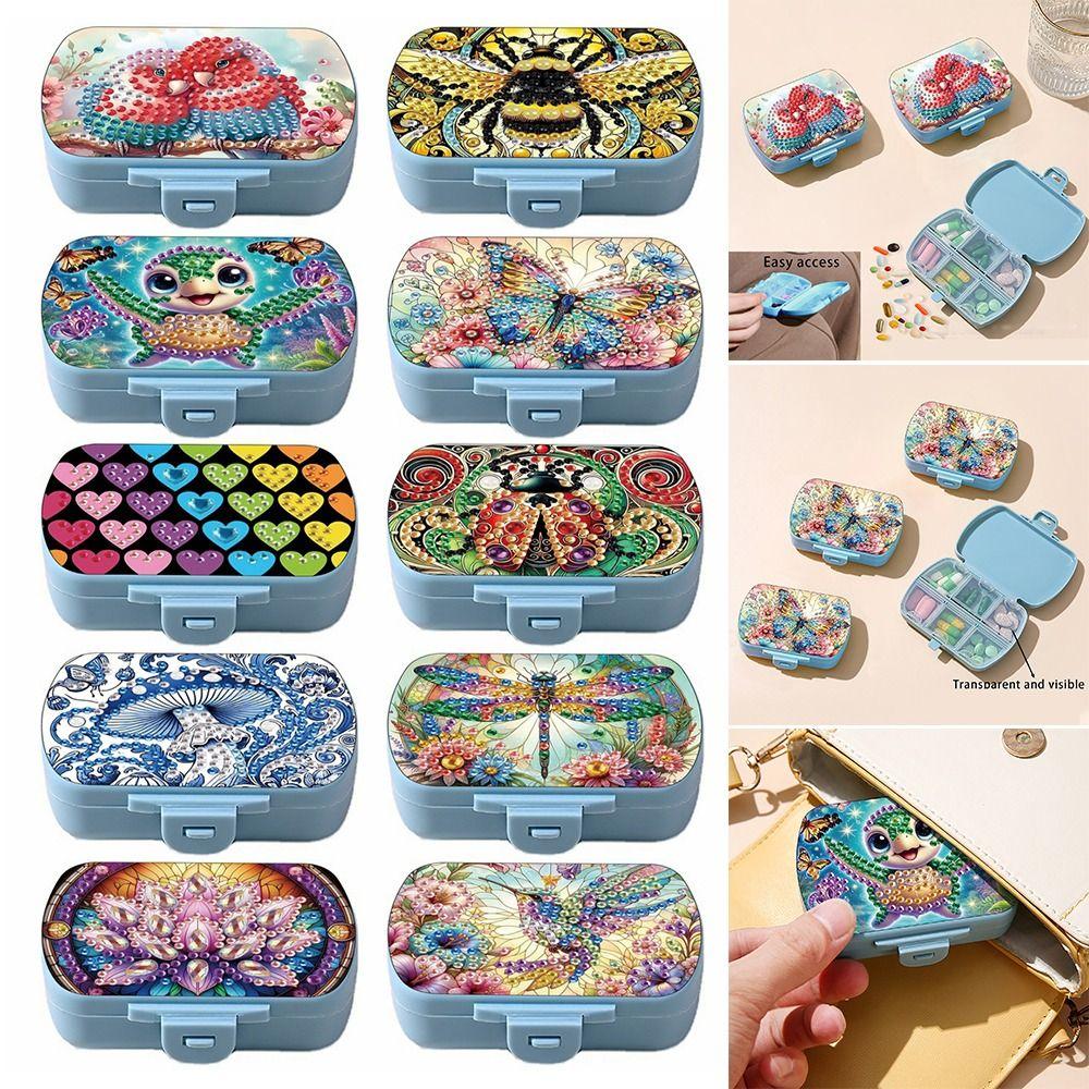 Classification Storage Diamond Painting Pill Case Moisture-proof Medicine Box Mini Pill Organizer Style 1
Classification Storage Diamond Painting Pill Case Moisture-proof Medicine Box Mini Pill Organizer Style 1