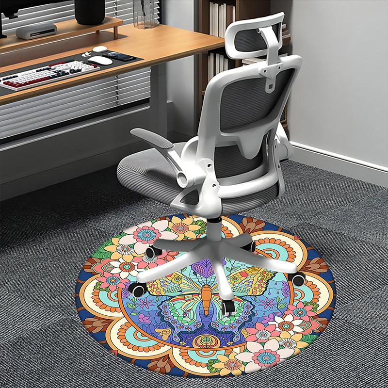 Colorful Butterfly Office Carpet Chair Mats, Vibrant Floral Design for Home Decor, Office Carpet, Living Room Gift, Bedroom Rug, Suitable for Various 80cm by 80cm
Colorful Butterfly Office Carpet Chair Mats, Vibrant Floral Design for Home Decor, Office Carpet, Living Room Gift, Bedroom Rug, Suitable for Various 80cm by 80cm
