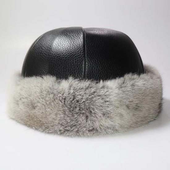 Новая зимняя шапка из натурального кроличьего меха, унисекс, натуральная кожа коровы, шляпы федоры, женские уличные теплые шапки из натурального кроличьего меха Adjustable 55cm-60cm
Новая зимняя шапка из натурального кроличьего меха, унисекс, натуральная кожа коровы, шляпы федоры, женские уличные теплые шапки из натурального кроличьего меха Adjustable 55cm-60cm