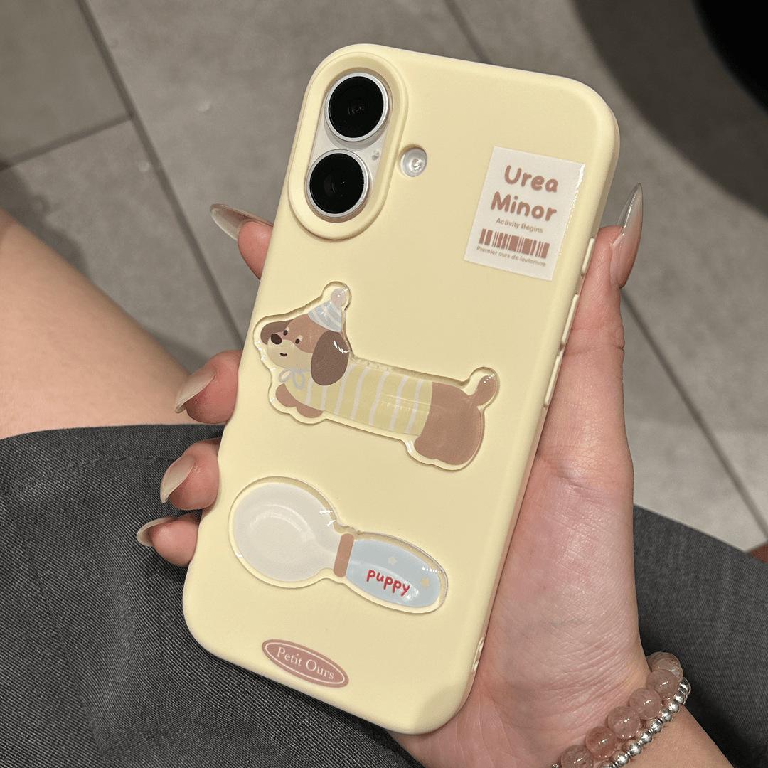 Epoxy Dachshund Dog Holder for IPhone 17 Mobile Phone Case for IPhone 16promax Glutinous Rice Shell Soft Shell 14/13m For iPhone 11 Pro Max
Epoxy Dachshund Dog Holder for IPhone 17 Mobile Phone Case for IPhone 16promax Glutinous Rice Shell Soft Shell 14/13m For iPhone 11 Pro Max