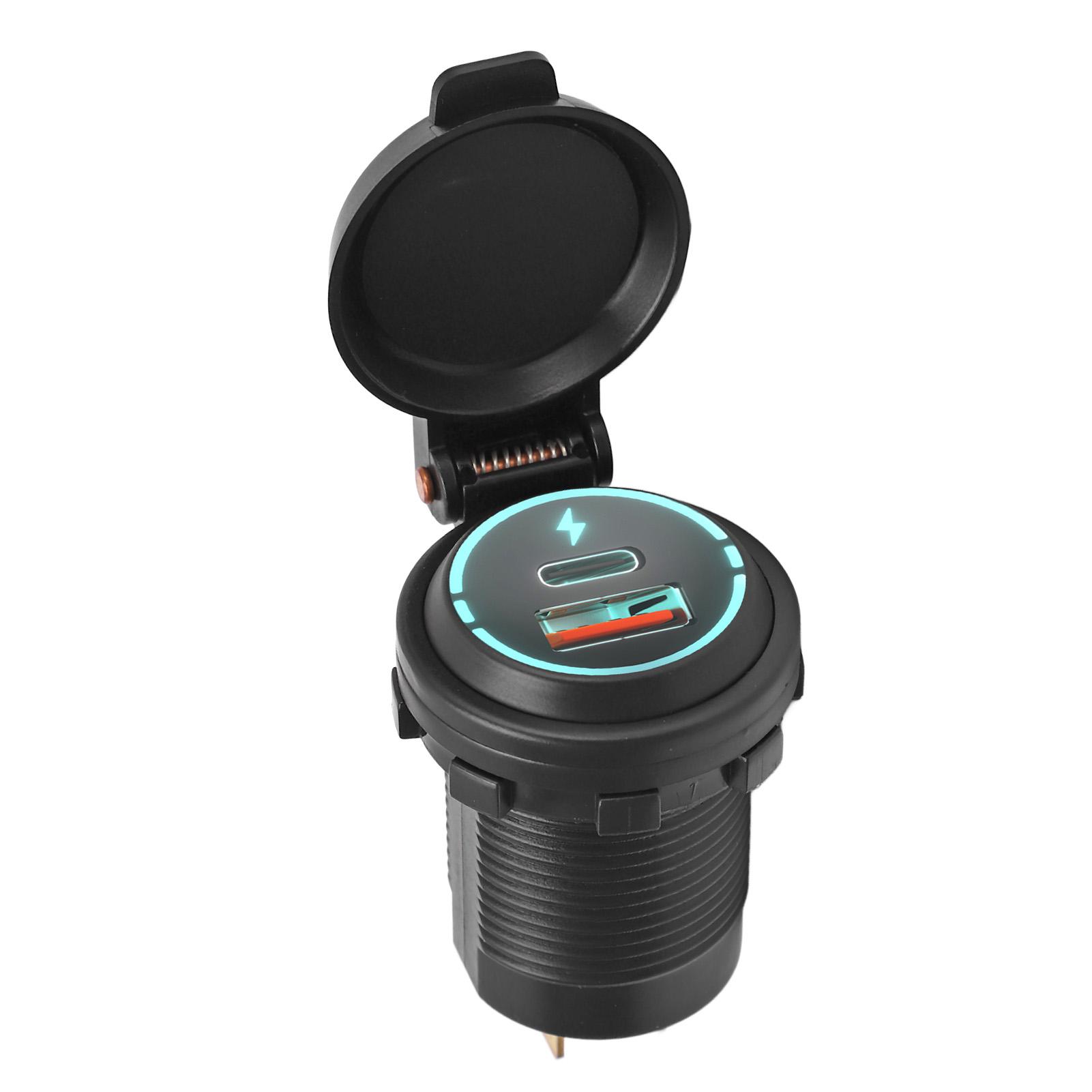 12V USB Charger Socket Fast Charging IP66 Waterproof PD Type C QC 3.0 Car Charger Adapter for Motorcycle Boat RV ATV
12V USB Charger Socket Fast Charging IP66 Waterproof PD Type C QC 3.0 Car Charger Adapter for Motorcycle Boat RV ATV