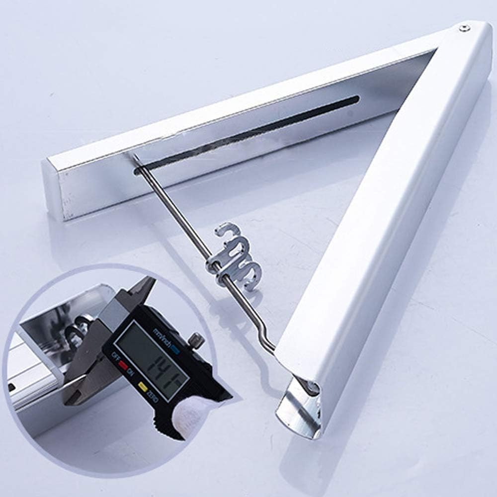 Выдвижная вешалка для одежды - Настенная складная вешалка для одежды, сушилка для прачечной, организация хранения в шкафу, алюминий, простая установка
Выдвижная вешалка для одежды - Настенная складная вешалка для одежды, сушилка для прачечной, организация хранения в шкафу, алюминий, простая установка