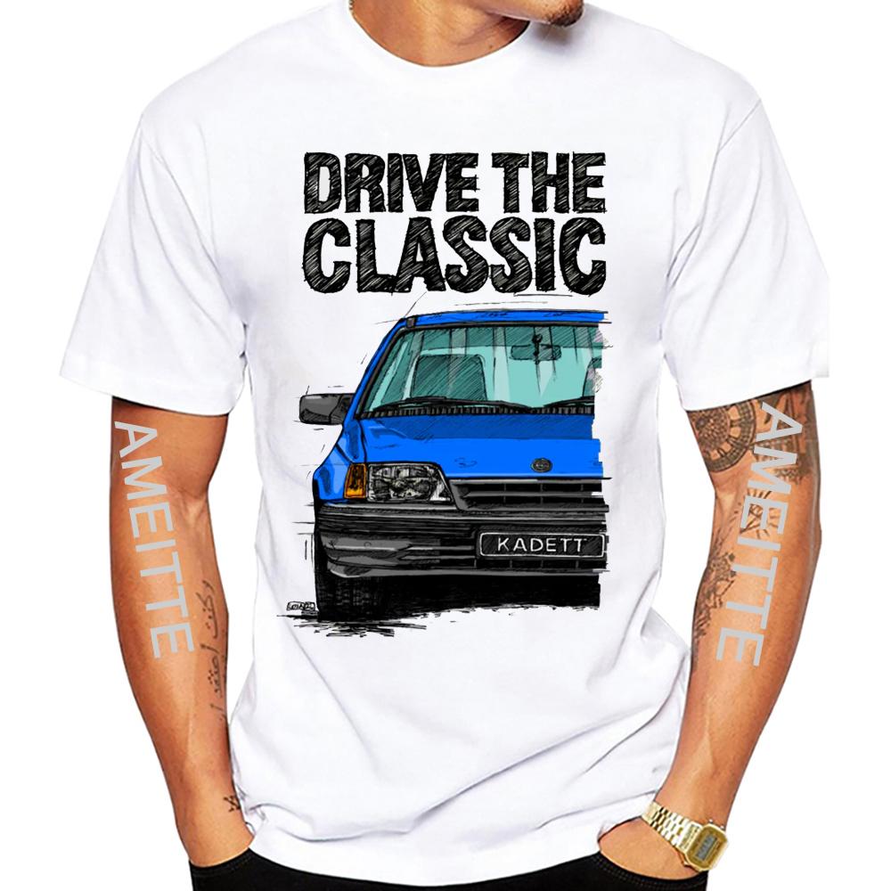 Drive The Classic Opeles Kadett E Late Model T-Shirt Men Short Sleeve Vintage White Casual Cool Boy Tees Mans Tops M
Drive The Classic Opeles Kadett E Late Model T-Shirt Men Short Sleeve Vintage White Casual Cool Boy Tees Mans Tops M