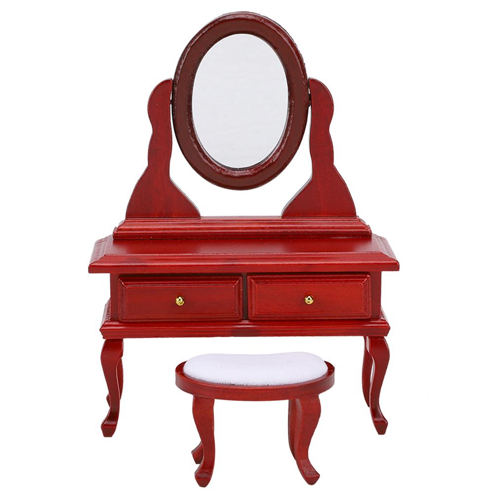 1:12 Furniture Decoration European Dressing Table Wooden Model
1:12 Furniture Decoration European Dressing Table Wooden Model