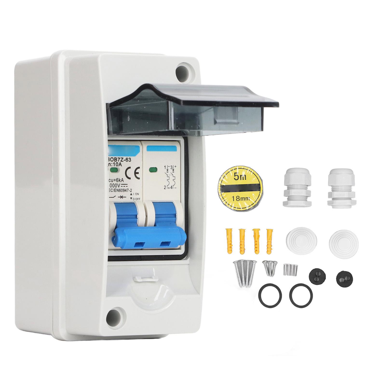 Circuit Breaker MCB PV Combiner Box Disconnect Switch 1000V DC with IP65 Waterproof Distribution
Circuit Breaker MCB PV Combiner Box Disconnect Switch 1000V DC with IP65 Waterproof Distribution