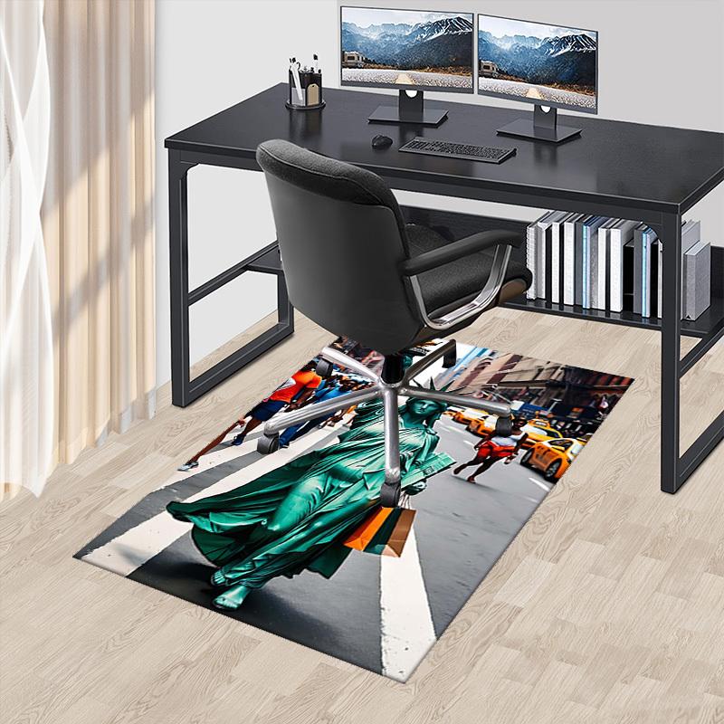 1pc Statue of Liberty Anime Chair Mat - Non-Slip Office Rug for Desk, Home Decor, Living Room, Bedroom, Game Room - Perfect Gift for Any Occasion.A014 60cm by 90cm
1pc Statue of Liberty Anime Chair Mat - Non-Slip Office Rug for Desk, Home Decor, Living Room, Bedroom, Game Room - Perfect Gift for Any Occasion.A014 60cm by 90cm