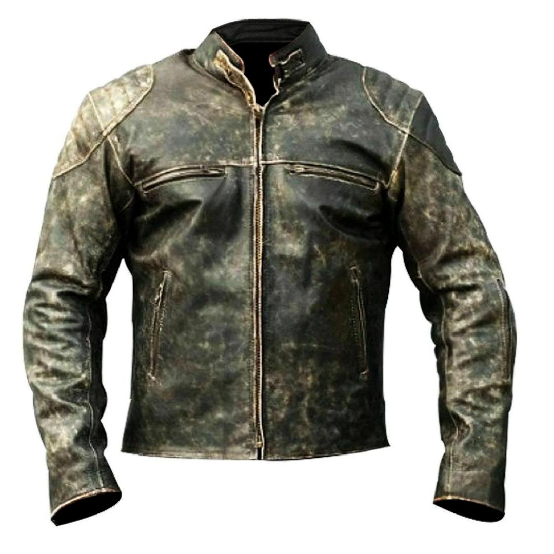 Черная кожаная куртка Noora Old School Biker Vintage Cafe Racer с эффектом потертости XS чёрный
Черная кожаная куртка Noora Old School Biker Vintage Cafe Racer с эффектом потертости XS чёрный