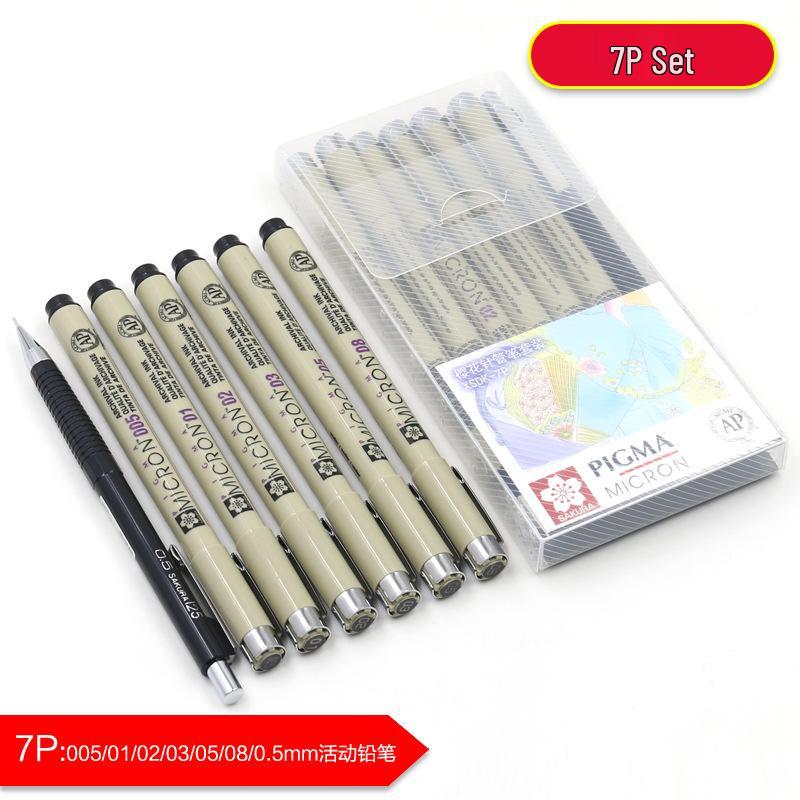 Водостойкая черная ручка-лайнер Sakura для манги, аниме и студенческого дизайна
Водостойкая черная ручка-лайнер Sakura для манги, аниме и студенческого дизайна