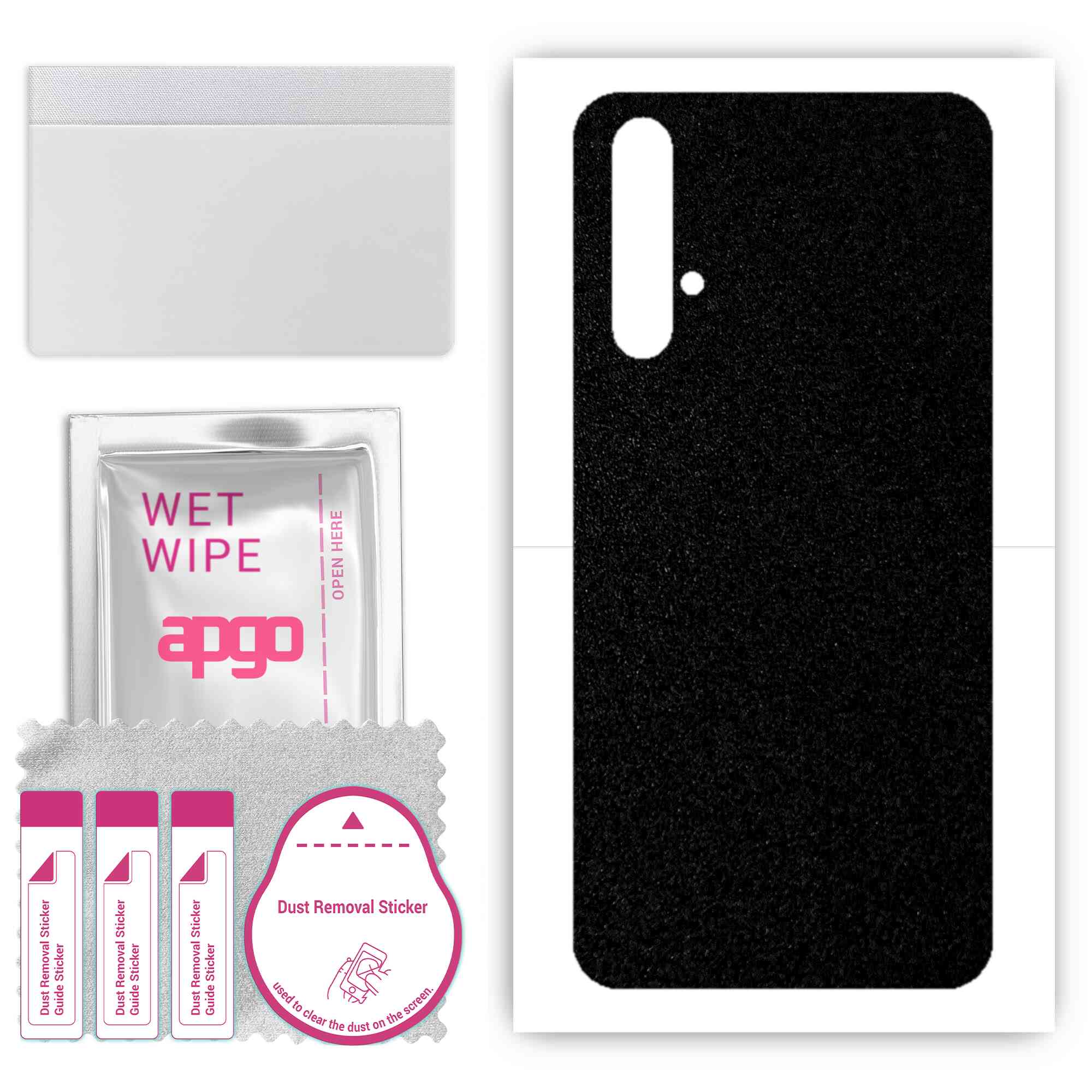 apgo Protective Skin Sticker for the back compatible with Honor 20, Wrap Film, Foil, Vinyl - Pattern Matte Black
apgo Protective Skin Sticker for the back compatible with Honor 20, Wrap Film, Foil, Vinyl - Pattern Matte Black
