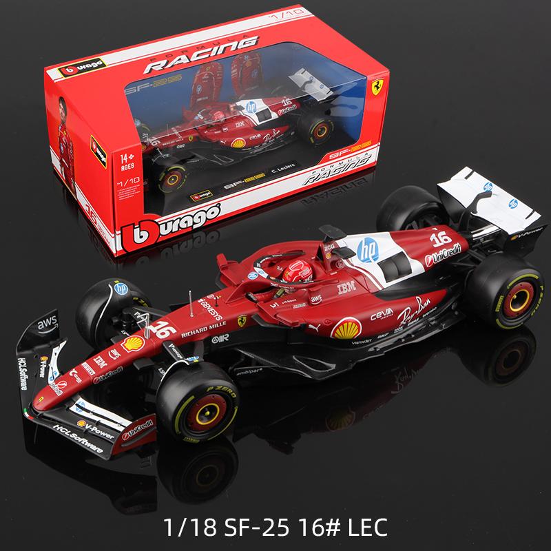 Bburago 1:18 Scuderia Ferrari HP F1 SF25 2025 Alloy Car Model #16 Charles Leclerc 44# Lewis Hamilton Static Diecast Toy
Bburago 1:18 Scuderia Ferrari HP F1 SF25 2025 Alloy Car Model #16 Charles Leclerc 44# Lewis Hamilton Static Diecast Toy