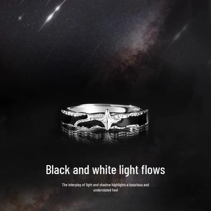 S925 Sterling Silver Solitary Star Ring - Men s Self-Discipline High-End Retro Gift for Boyfriend 925 Silver, Adjustable
S925 Sterling Silver Solitary Star Ring - Men s Self-Discipline High-End Retro Gift for Boyfriend 925 Silver, Adjustable
