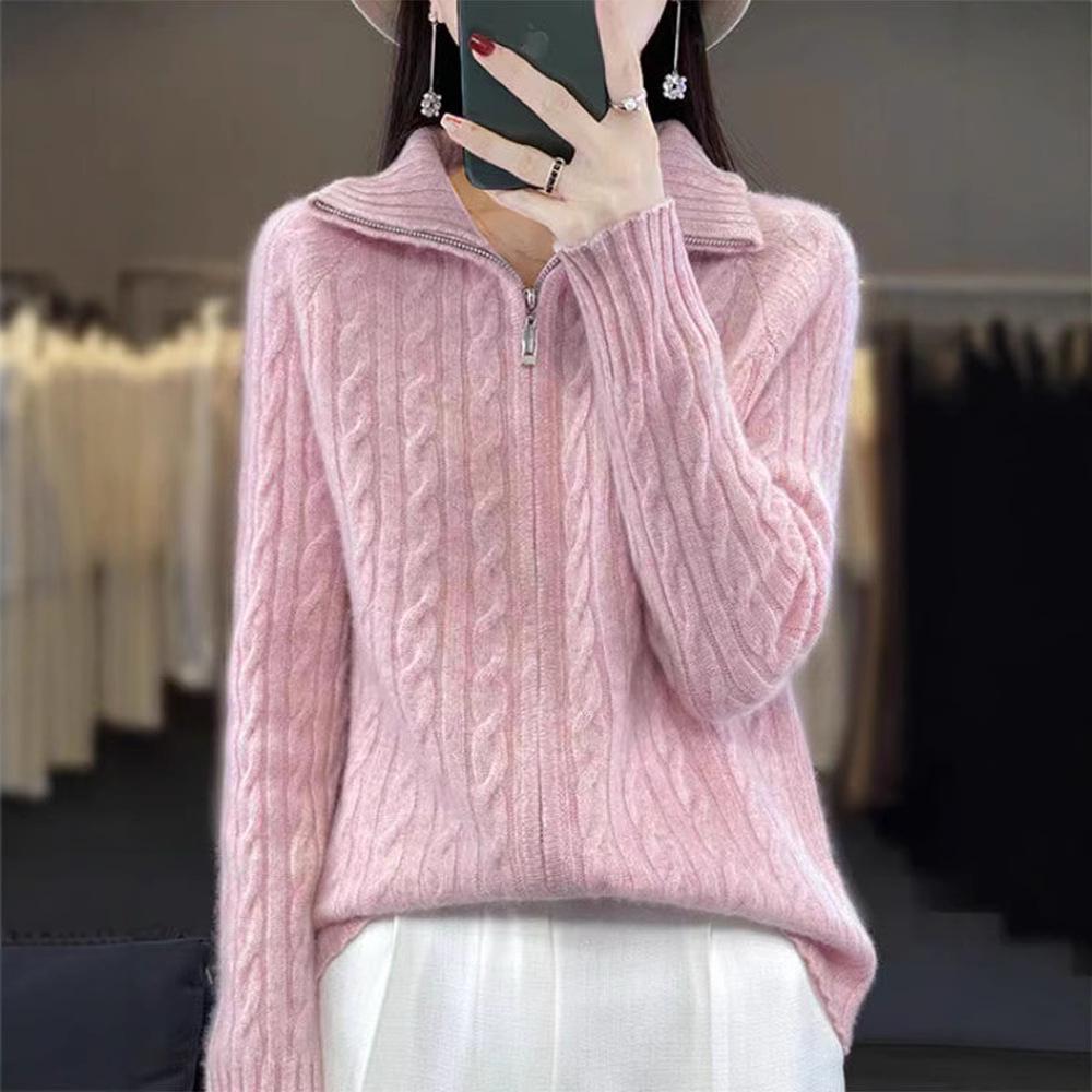 Women s High Neck Cable Knit Zipper Cardigan - Thick, Loose, Fashionable Autumn/Winter Sweater Coat Small (80-125 lbs) бежевый
Women s High Neck Cable Knit Zipper Cardigan - Thick, Loose, Fashionable Autumn/Winter Sweater Coat Small (80-125 lbs) бежевый