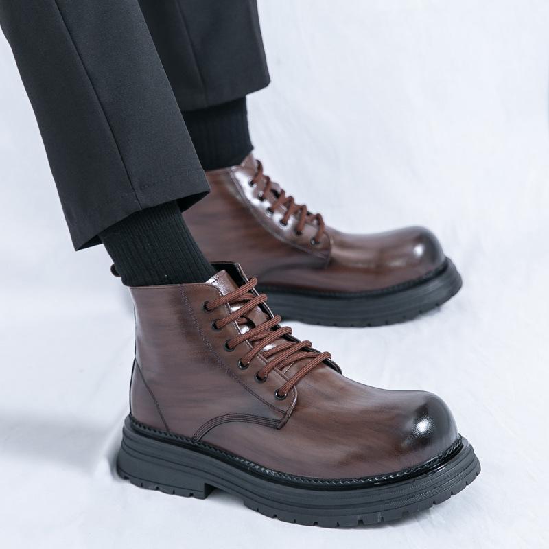 Martin shoes men s retro British style fried street casual leather shoes trendy thick sole high top big head men s shoes large size leather boots 38 чёрный
Martin shoes men s retro British style fried street casual leather shoes trendy thick sole high top big head men s shoes large size leather boots 38 чёрный