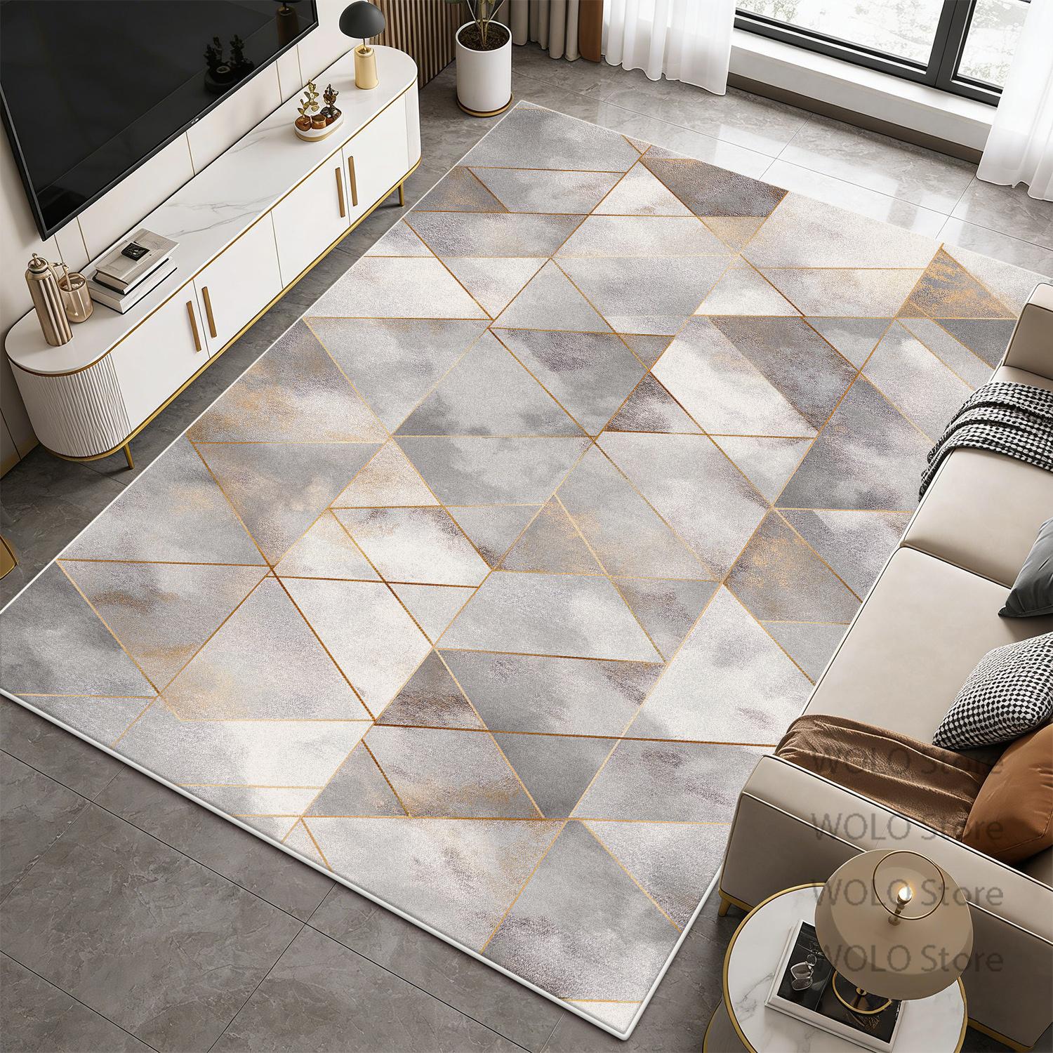 Nordic Grey Carpet Modern Geometric Living Room Decor Decoration Bedroom Lounge Rug Home Coffee Tables Floor Mats Customizable 60x90cm
Nordic Grey Carpet Modern Geometric Living Room Decor Decoration Bedroom Lounge Rug Home Coffee Tables Floor Mats Customizable 60x90cm