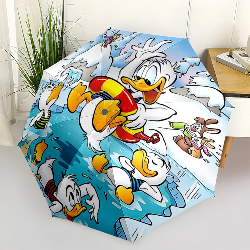 1pc Disney Donald Duck Winter Fun Scene with Umbrella - Automatic Opening/Closing Umbrella, Portable Tri-Fold Design, 8-Bone Iron Frame Outd
1pc Disney Donald Duck Winter Fun Scene with Umbrella - Automatic Opening/Closing Umbrella, Portable Tri-Fold Design, 8-Bone Iron Frame Outd