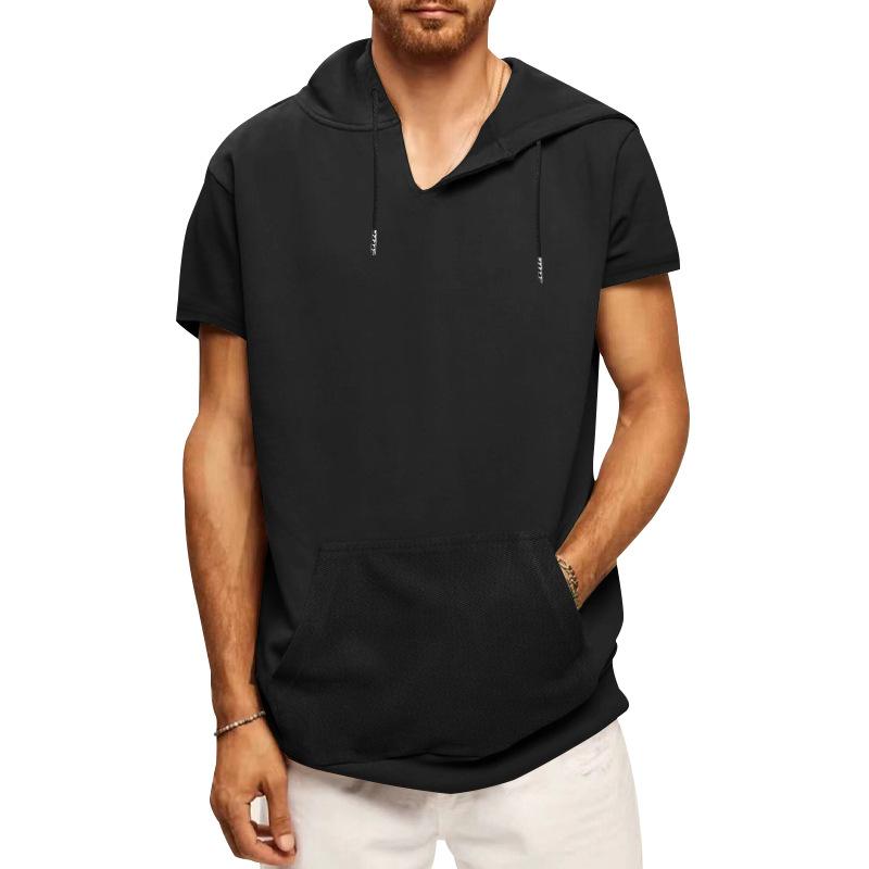 New Men s Large Size Sports and Leisure European and American Sleeveless Men s Hooded Vest Loose Short-sleeved Vest XXXL чорний
New Men s Large Size Sports and Leisure European and American Sleeveless Men s Hooded Vest Loose Short-sleeved Vest XXXL чорний