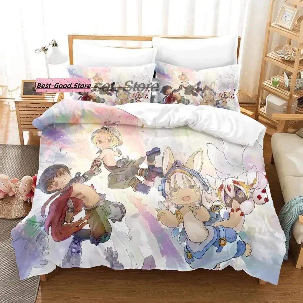 Comforter New Made In Abyss Bedding Set Single Twin Printed Bed Set With Bed Single Double Queen Super King Size Comforter (quilt)-EU Single(135*200cm)3pcs
Comforter New Made In Abyss Bedding Set Single Twin Printed Bed Set With Bed Single Double Queen Super King Size Comforter (quilt)-EU Single(135*200cm)3pcs