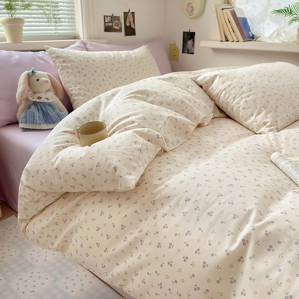 Spring and summer new fresh and cute cartoon printing pure cotton student dormitory three-piece set household four-piece set 1.2m sheet 3pcs
Spring and summer new fresh and cute cartoon printing pure cotton student dormitory three-piece set household four-piece set 1.2m sheet 3pcs