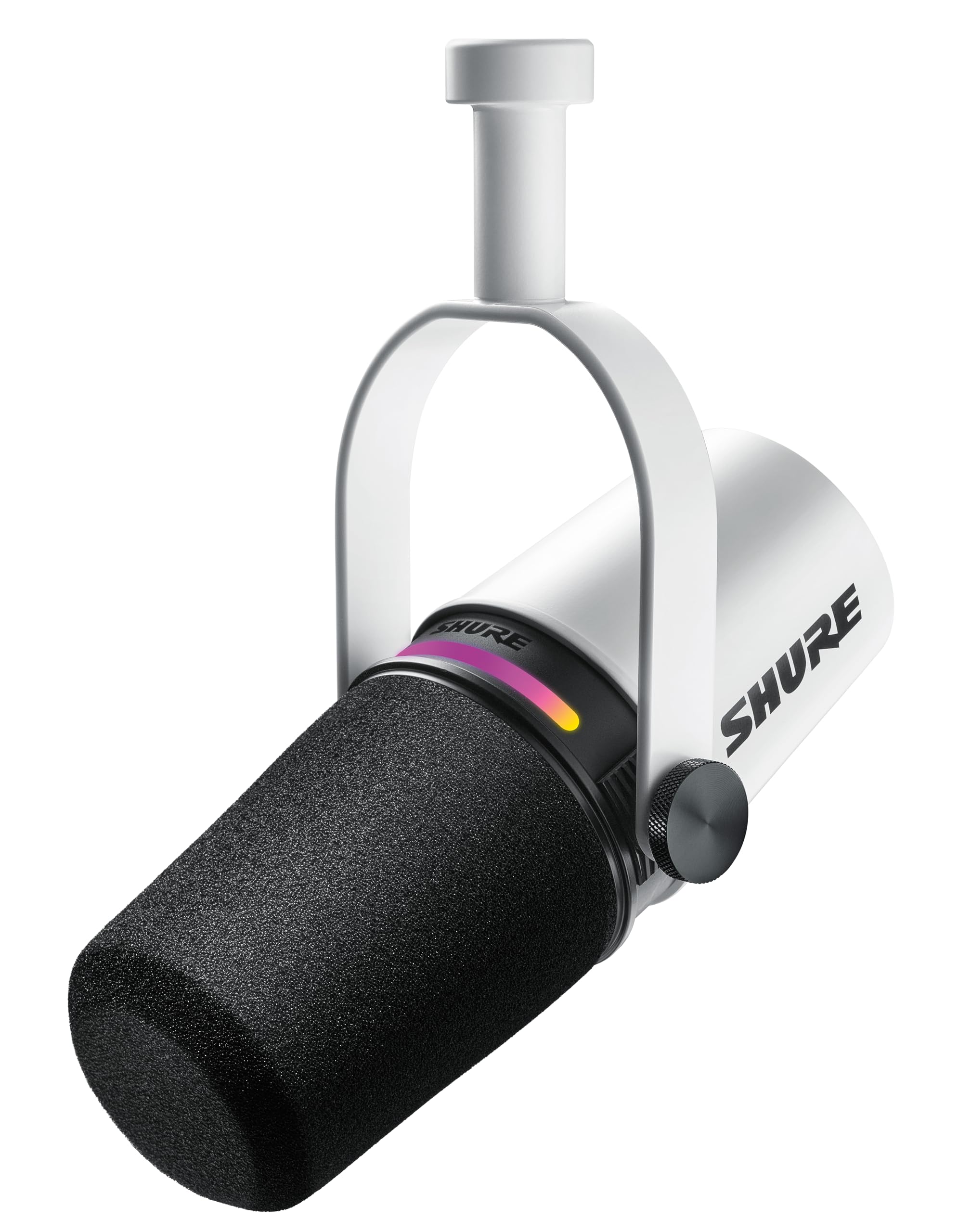 SHURE MV7+ Podcast Microphone White MV7+-W: OBS Certified Dynamic Microphone Cardioid Unidirectional USB-C XLR Wired Noise Removal Distribution
SHURE MV7+ Podcast Microphone White MV7+-W: OBS Certified Dynamic Microphone Cardioid Unidirectional USB-C XLR Wired Noise Removal Distribution