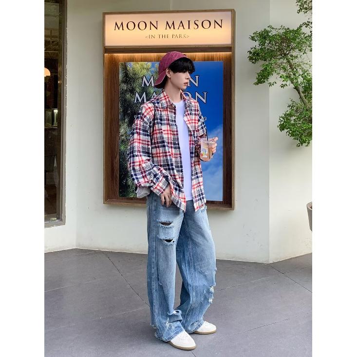 2024 Клетчатая рубашка с длинным рукавом в японском стиле Гонконга Ins Свободная рубашка для мальчиков Летнее модное универсальное повседневное пальто 2XL красный
2024 Клетчатая рубашка с длинным рукавом в японском стиле Гонконга Ins Свободная рубашка для мальчиков Летнее модное универсальное повседневное пальто 2XL красный