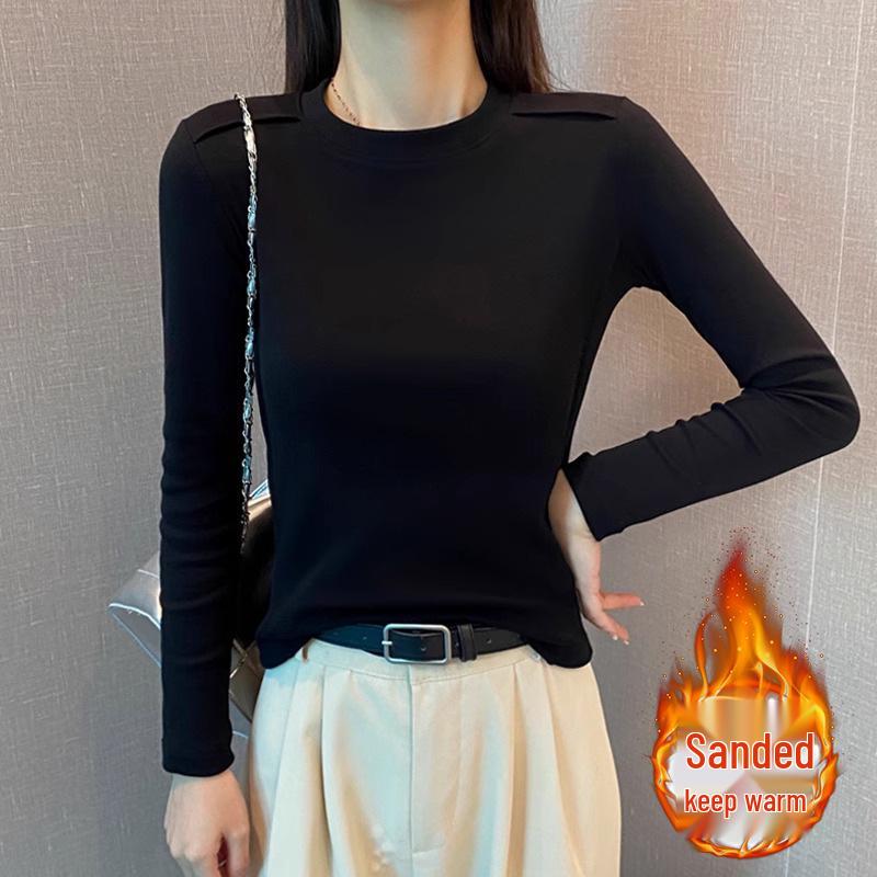 Korean Slim Fit Curved Hem Pure Cotton Long Sleeve Brushed Warm Women s Shirt for Autumn/Winter S
Korean Slim Fit Curved Hem Pure Cotton Long Sleeve Brushed Warm Women s Shirt for Autumn/Winter S