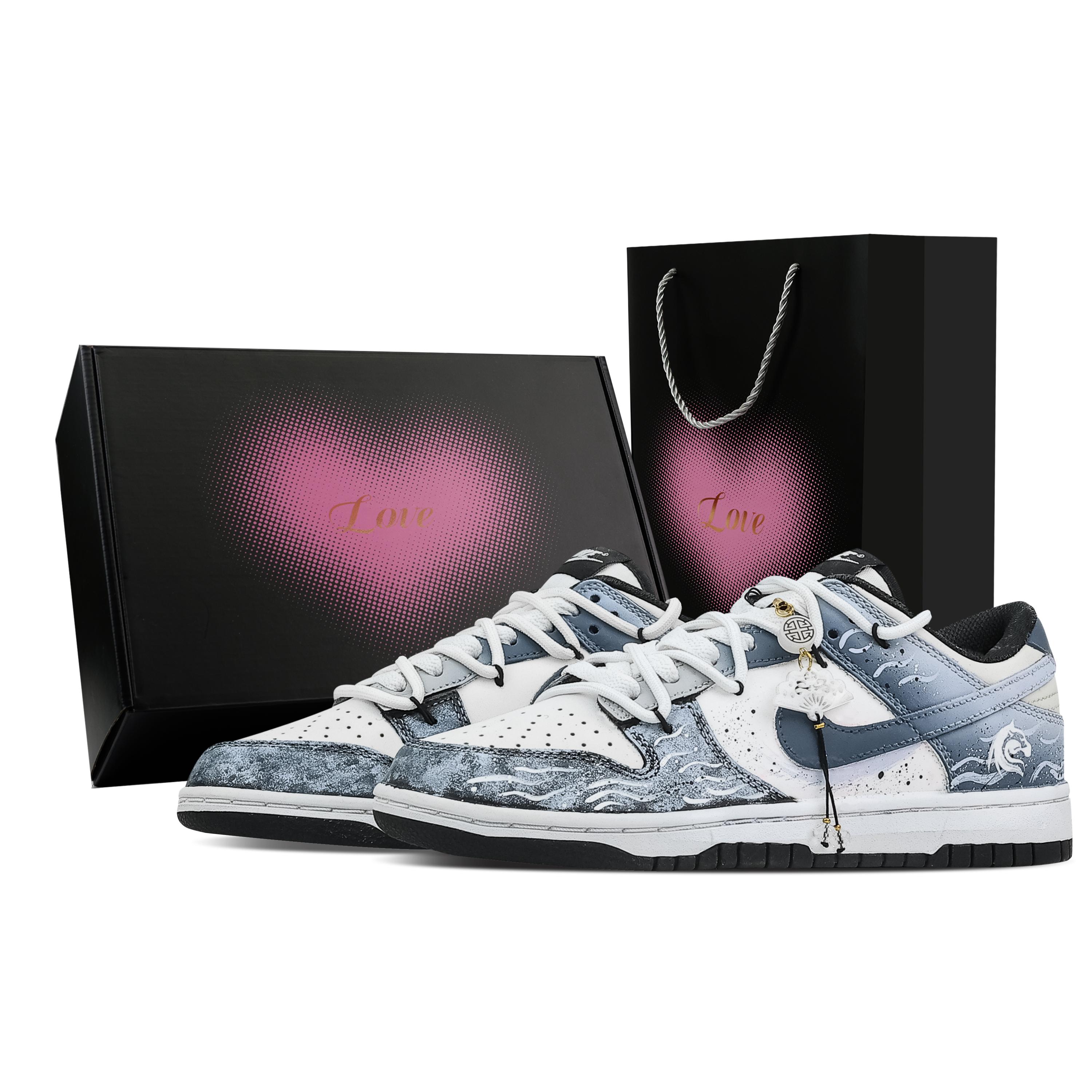 Nike Dunk Mada Floating Light, Heart Box Slip Resistant Abrasion Resistant Low top Skateboard Shoes Unisex Black Blue HF5441-100(Team773--) 43
Nike Dunk Mada Floating Light, Heart Box Slip Resistant Abrasion Resistant Low top Skateboard Shoes Unisex Black Blue HF5441-100(Team773--) 43