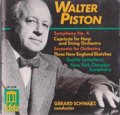 CD WALTER PISTON, GERARD SCHWARZ, SEAT - Symphony No. 4 Capriccio For Harp DE3106 Delos 1992 Japan Classical Used
CD WALTER PISTON, GERARD SCHWARZ, SEAT - Symphony No. 4 Capriccio For Harp DE3106 Delos 1992 Japan Classical Used