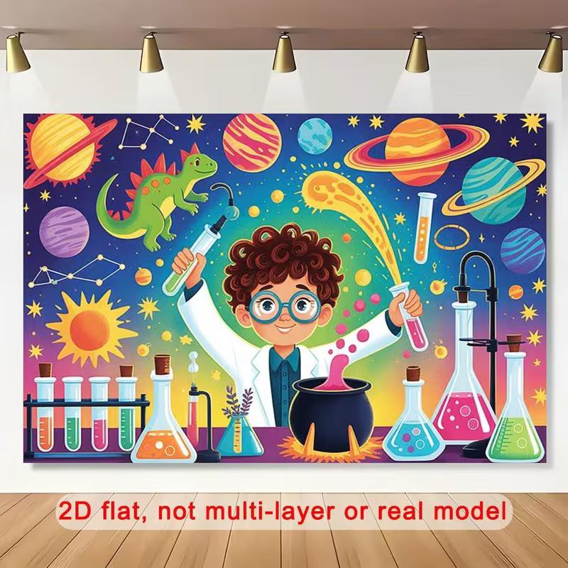 2D Kids Science Lab Backdrop, Space Planets & Dinosaur Photography Background 47.2x31.5inch/120*80cm
2D Kids Science Lab Backdrop, Space Planets & Dinosaur Photography Background 47.2x31.5inch/120*80cm