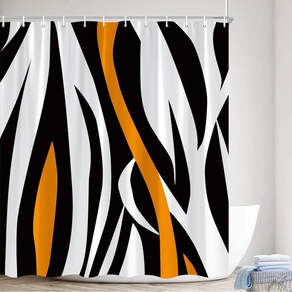 Creative Geometric Shower Curtains Blue Black White Stripes Abstract Design Modern Simple Nordic Bathroom Decor Bath Curtain Set W60H190(CM)-1 Pcs
Creative Geometric Shower Curtains Blue Black White Stripes Abstract Design Modern Simple Nordic Bathroom Decor Bath Curtain Set W60H190(CM)-1 Pcs