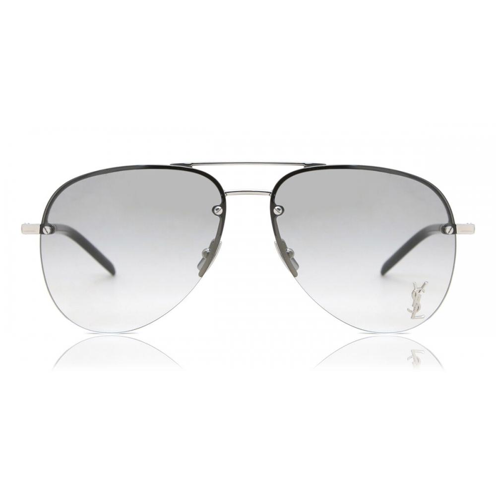 Saint Laurent Classic 11 M 005 Unisex Sunglasses Silver/59 
Saint Laurent Classic 11 M 005 Unisex Sunglasses Silver/59