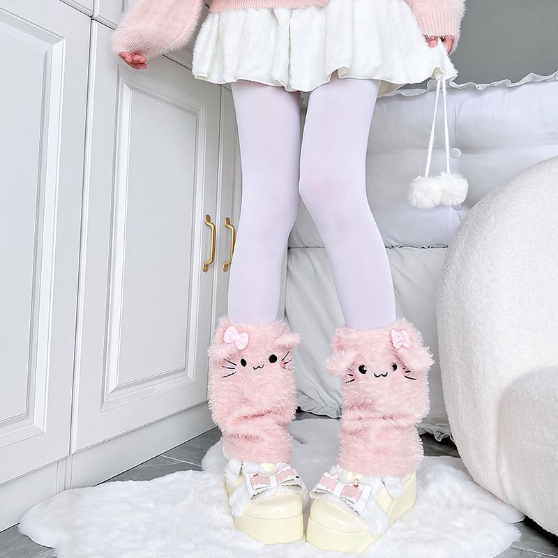Cute Cat Cartoon Plush Socks Cover Autumn and Winter Lolita Thickened Leg Warm Female Leg Cover Cute Fur Leg Warmers One Size
Cute Cat Cartoon Plush Socks Cover Autumn and Winter Lolita Thickened Leg Warm Female Leg Cover Cute Fur Leg Warmers One Size