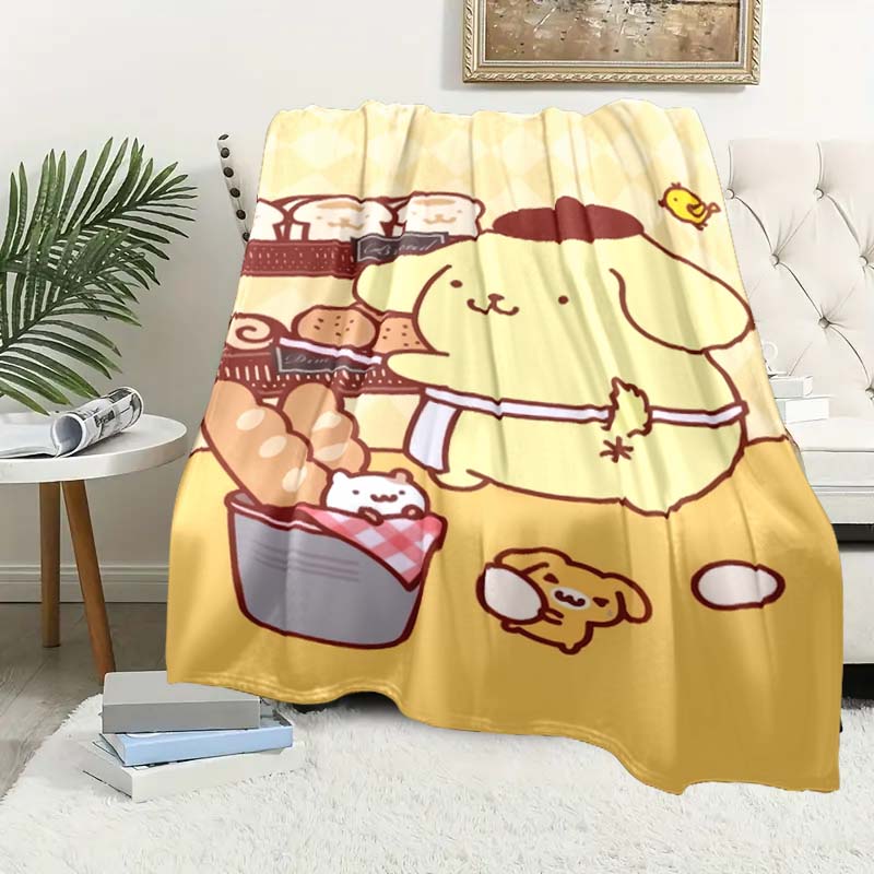PomPompurin pattern flannel blanket, a nap blanket, warm, comfortable and soft, suitable for sofas, beds, etc. 75x90cm
PomPompurin pattern flannel blanket, a nap blanket, warm, comfortable and soft, suitable for sofas, beds, etc. 75x90cm
