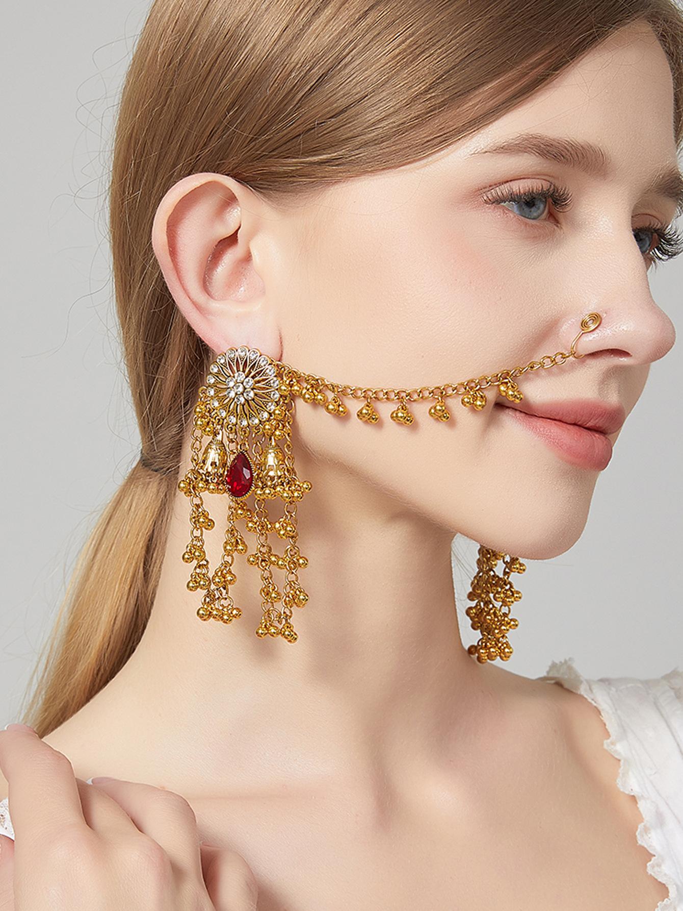 Vintage Boho Tassel Earrings and Necklace Set Ethnic Geometric Jewelry Wholesale червоний
Vintage Boho Tassel Earrings and Necklace Set Ethnic Geometric Jewelry Wholesale червоний