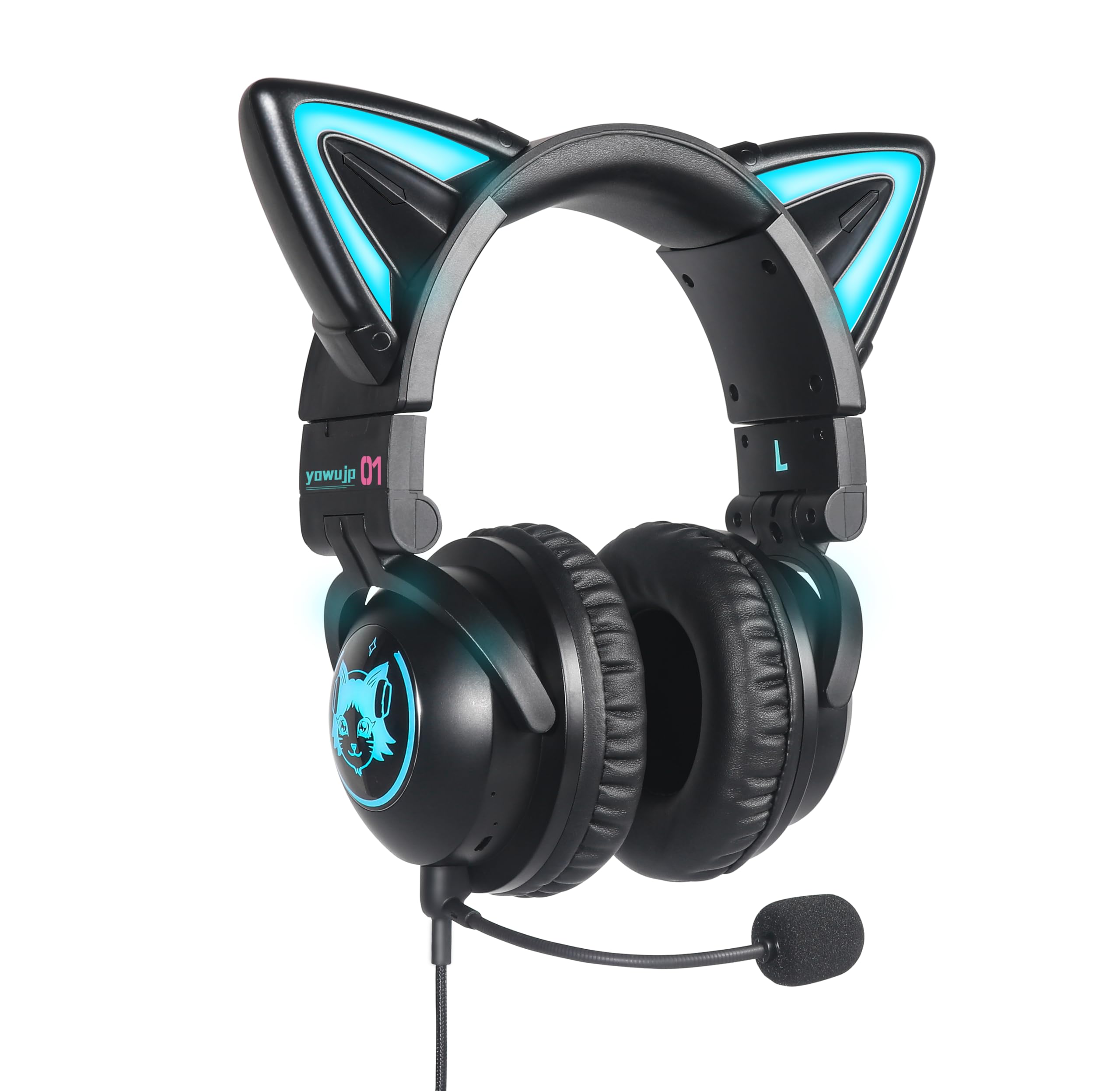 НОВЫЕ высокопроизводительные наушники Cat Ear LED Color Wireless Bluetooth 5.0 с низкой задержкой, Game Pro (12 свободно меняемых цветов) (черный)
НОВЫЕ высокопроизводительные наушники Cat Ear LED Color Wireless Bluetooth 5.0 с низкой задержкой, Game Pro (12 свободно меняемых цветов) (черный)
