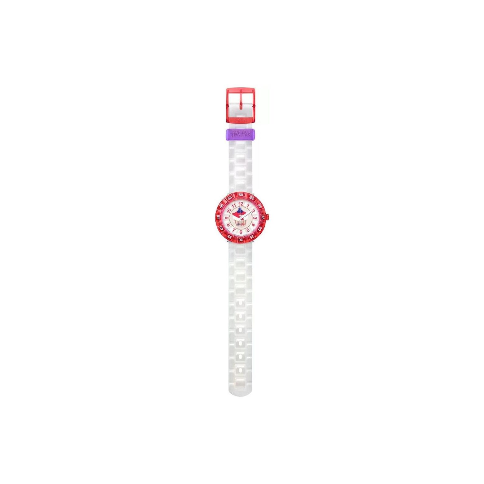 Swatch Flik Flak Series Quartz Movement 30M Water Resistant Kids Watch 33Mm White Dial Plastic Case Silicone Strap Kids watches ZFCSP046 White Dial
Swatch Flik Flak Series Quartz Movement 30M Water Resistant Kids Watch 33Mm White Dial Plastic Case Silicone Strap Kids watches ZFCSP046 White Dial