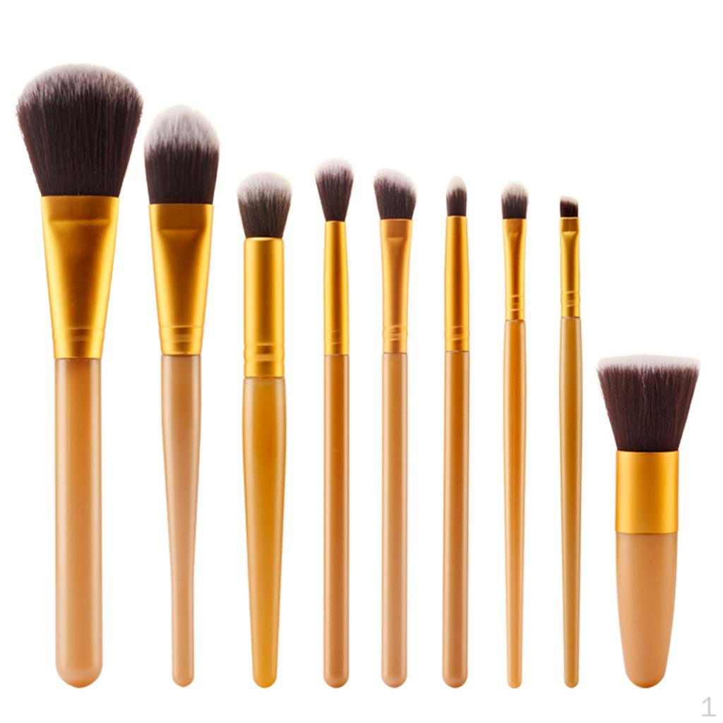 9pcs Set Professional Foundation Blushes Tool , Gold, as descirbed
9pcs Set Professional Foundation Blushes Tool , Gold, as descirbed