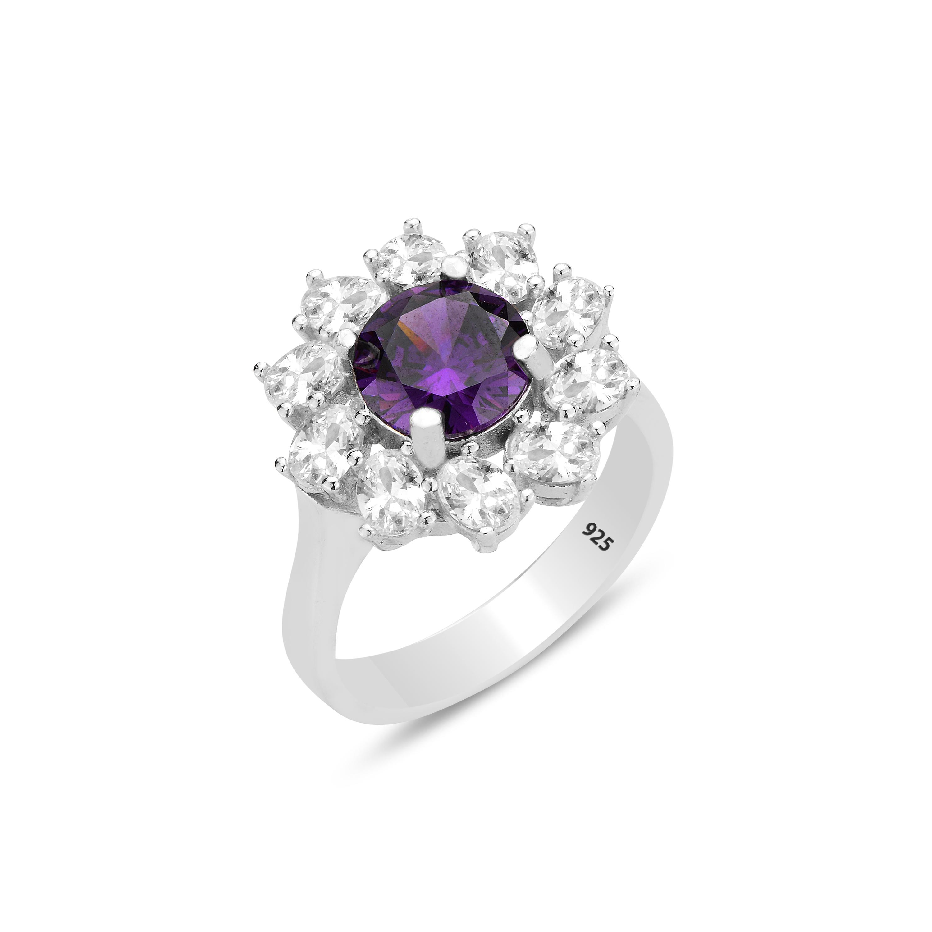 Natural Purple Amethyst Stone Ring – 925 Sterling Silver Jewelry, February Birthstone, Lavender Amethyst Statement Ring, Christmas Gift for Women 5 срібний
Natural Purple Amethyst Stone Ring – 925 Sterling Silver Jewelry, February Birthstone, Lavender Amethyst Statement Ring, Christmas Gift for Women 5 срібний