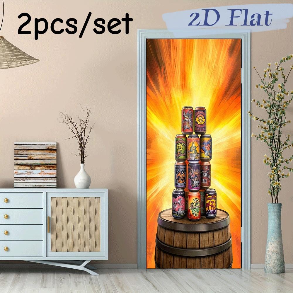 2pcs Creative Craft Beer Can Stacking Wall Stickers Personalized Bar Restaurant Kitchen Wall Decoration Stickers Waterproof Self (as the picture,38.5x200cmx2)
2pcs Creative Craft Beer Can Stacking Wall Stickers Personalized Bar Restaurant Kitchen Wall Decoration Stickers Waterproof Self (as the picture,38.5x200cmx2)