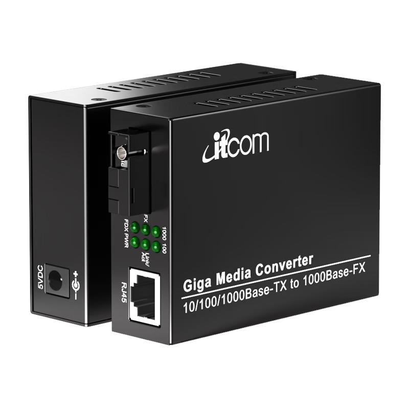 itcom Gigabit Fiber Optic Media Converter
itcom Gigabit Fiber Optic Media Converter