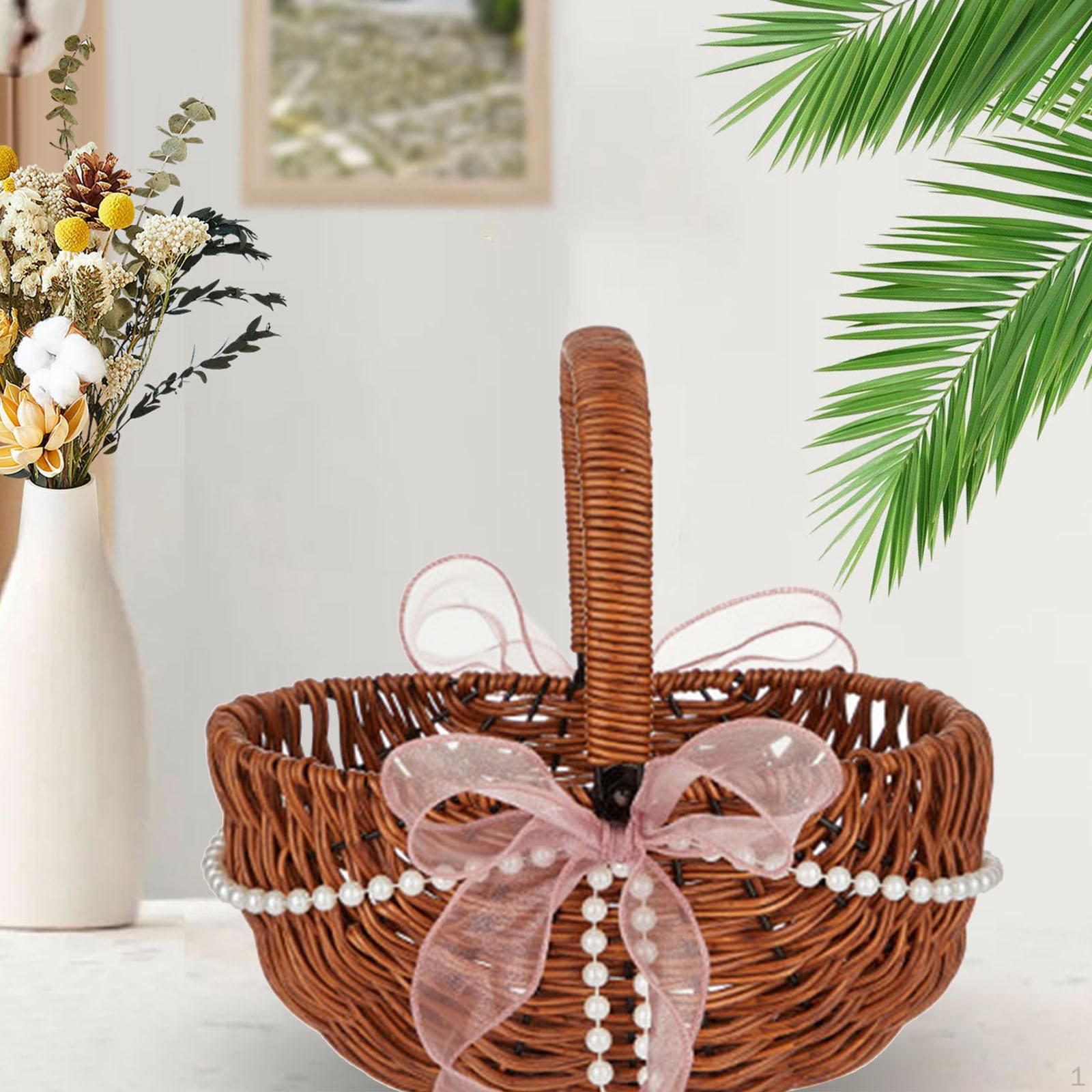 Handcrafted Floral Basket Organizer for Home And Events Light Brown M
Handcrafted Floral Basket Organizer for Home And Events Light Brown M