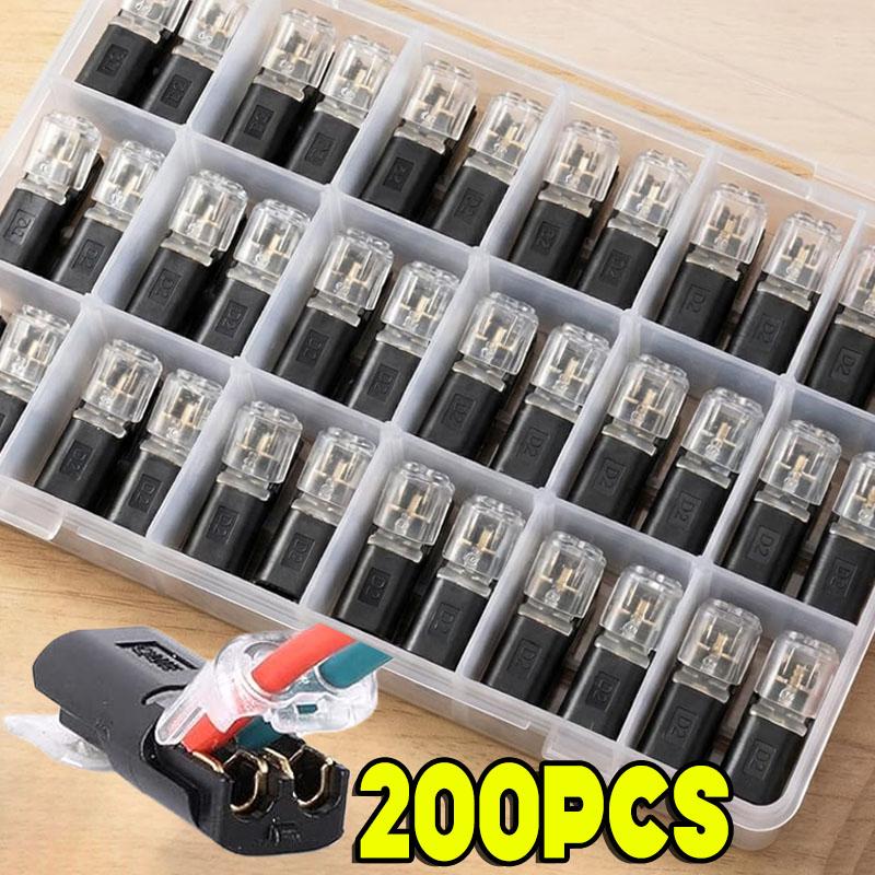 Electric Wire Connector No Strip Quick Dual Line Cable Interconnection Detachable Automotive Terminal Plug Universal Quality 1PC
Electric Wire Connector No Strip Quick Dual Line Cable Interconnection Detachable Automotive Terminal Plug Universal Quality 1PC