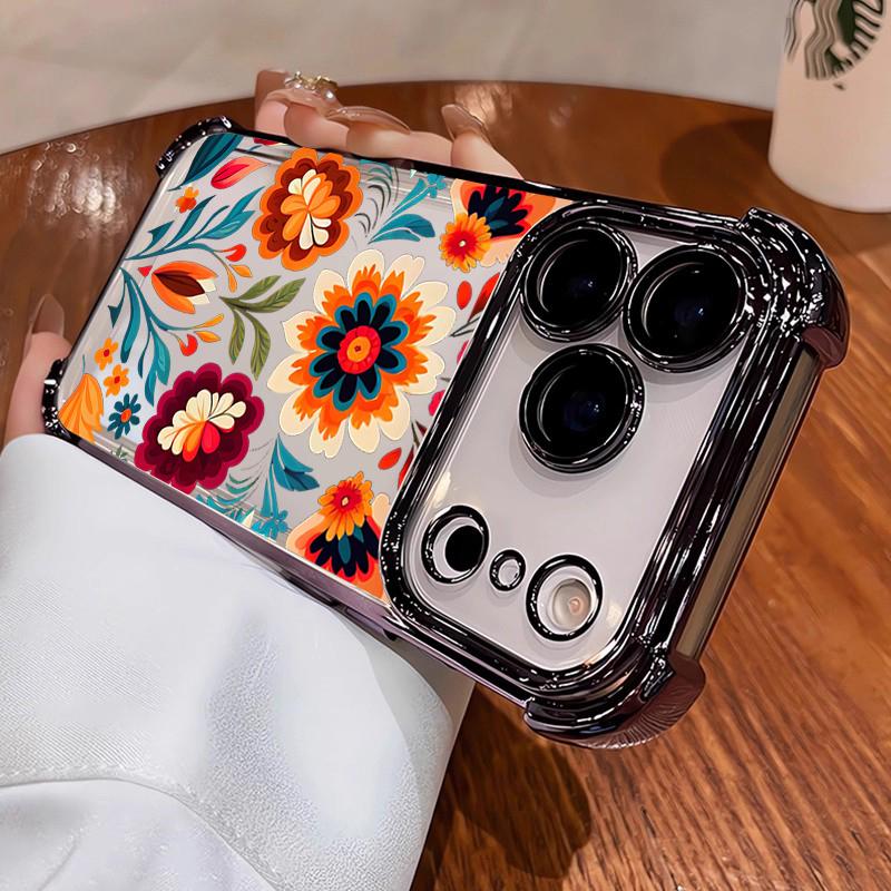Colorful Flower Pattern Electroplated Shockproof Phone Case For Samsung Galaxy S23 S24 S25 S26 Ultra S22 S21 Plus FE Cover Galaxy S21 FE 5G
Colorful Flower Pattern Electroplated Shockproof Phone Case For Samsung Galaxy S23 S24 S25 S26 Ultra S22 S21 Plus FE Cover Galaxy S21 FE 5G