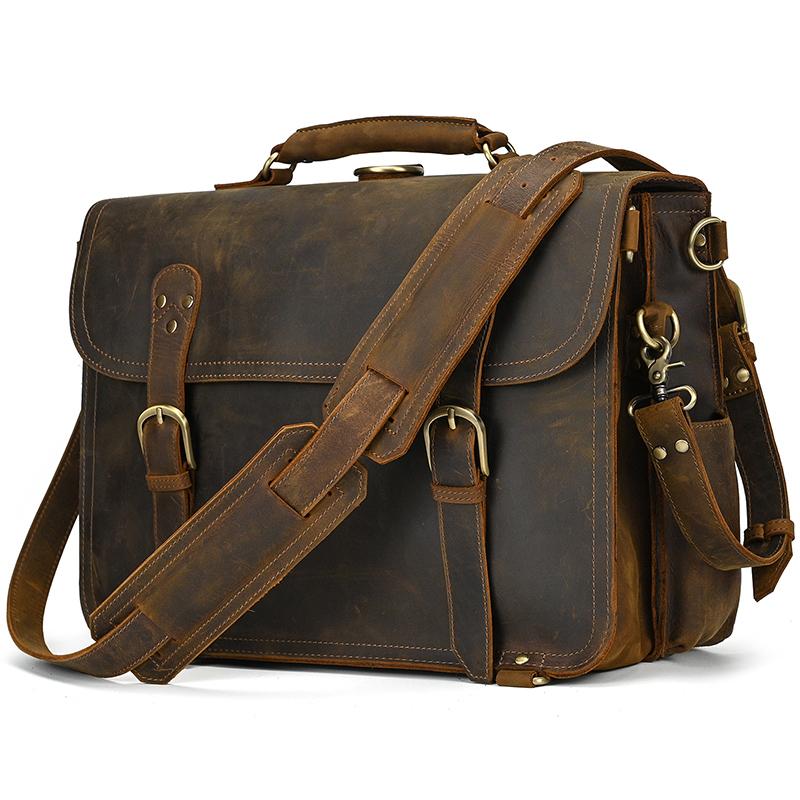 Lare Size Genuine Leather Men s Briefcase Bag Cowhide Laptop Bag Vintage Business Bag Real Leather Backpack Bag 3 In 1 темно-коричневого кольору
Lare Size Genuine Leather Men s Briefcase Bag Cowhide Laptop Bag Vintage Business Bag Real Leather Backpack Bag 3 In 1 темно-коричневого кольору